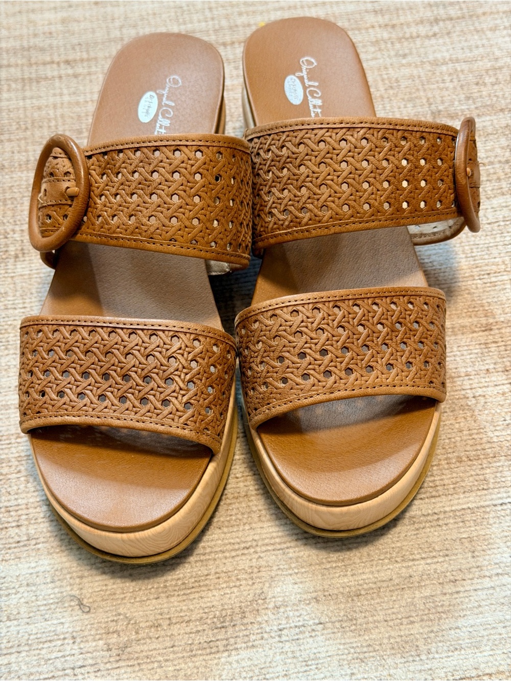 Dr. Scholl’s Original Collection Sandals Block Heel Platform |Brown |11 |Comfort - Picture 4 of 15